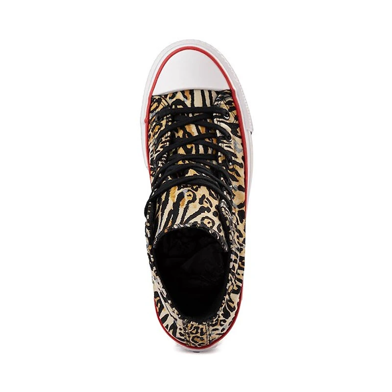 Womens Converse Chuck Taylor All Star Lift High-Top Sneaker - Leopard