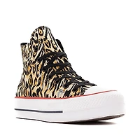 Womens Converse Chuck Taylor All Star Lift High-Top Sneaker - Leopard
