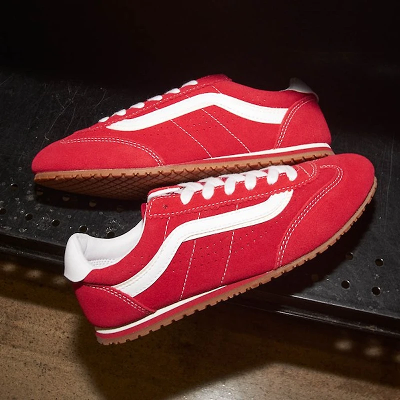 Vans Super Lowpro Skate Shoe - Racing Red