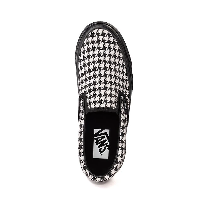 Vans LX Classic Slip-On 98 Skate Shoe - Houndstooth Black / White