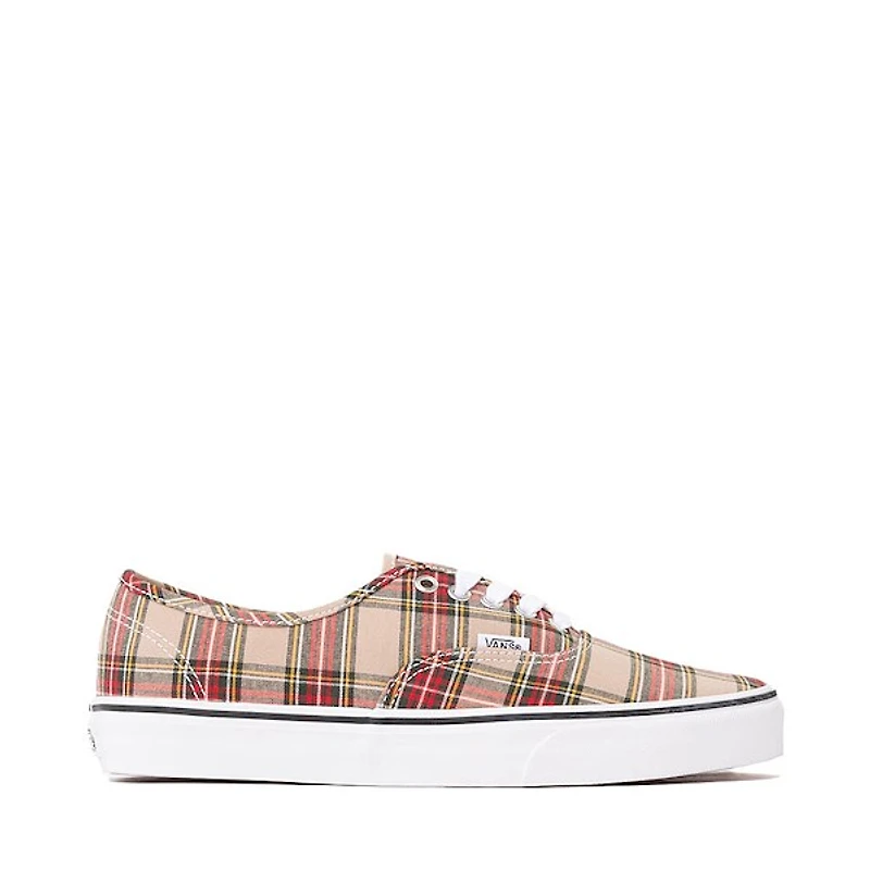 Vans Authentic Plaid Skate Shoe - Tan