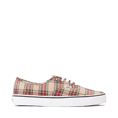Vans Authentic Plaid Skate Shoe - Tan
