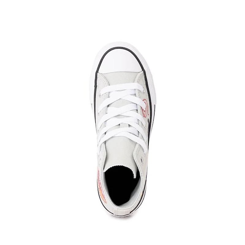 Converse Chuck Taylor All Star Pet Pack High-Top Sneaker - Little Kid Rainwashed Grey / Cats