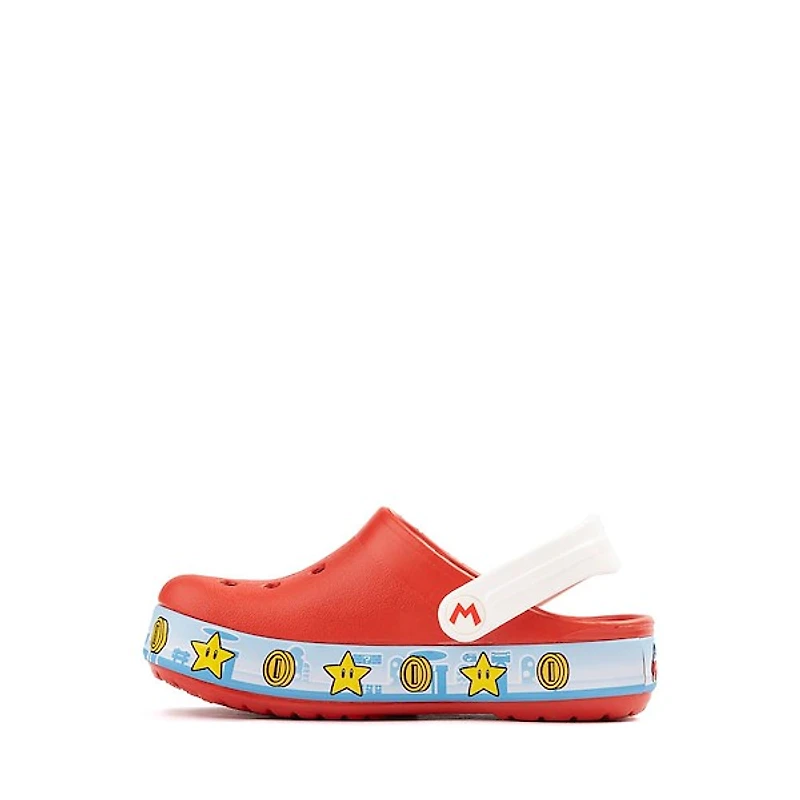 Super Mario Bros. Crocs Classic Lights Clog - Toddler Red