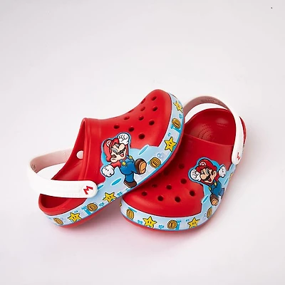 Super Mario Bros. Crocs Classic Lights Clog - Toddler Red