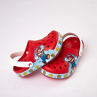 Super Mario Bros. Crocs Classic Lights Clog - Toddler Red