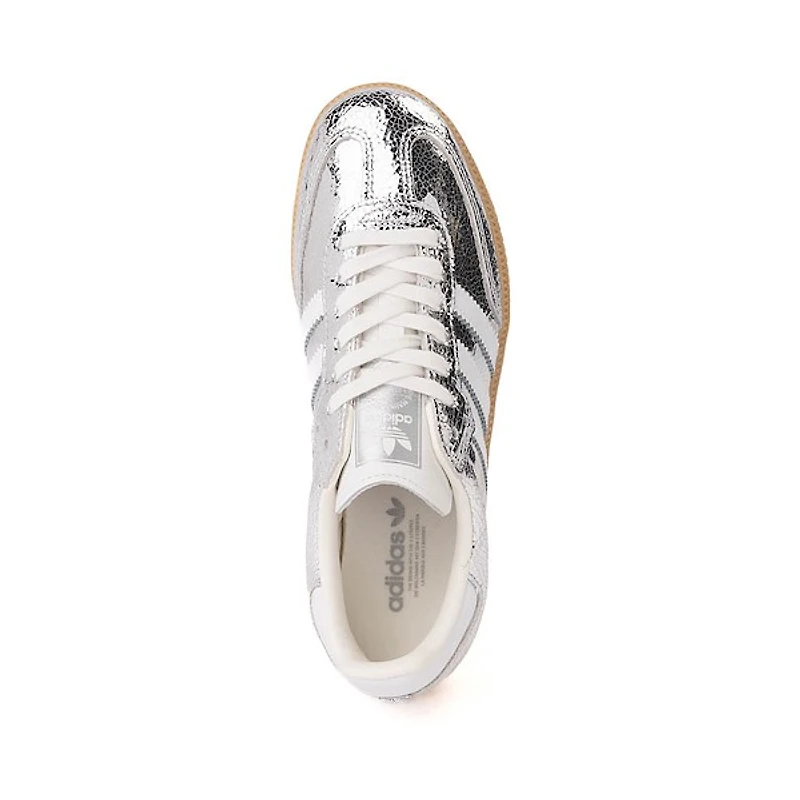 Womens adidas Samba OG Athletic Shoe - Silver Metallic / White Core