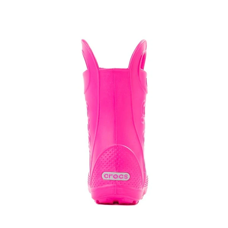 Bottes De Pluie Crocs Handle It - Petit Enfant Rose Éclatant