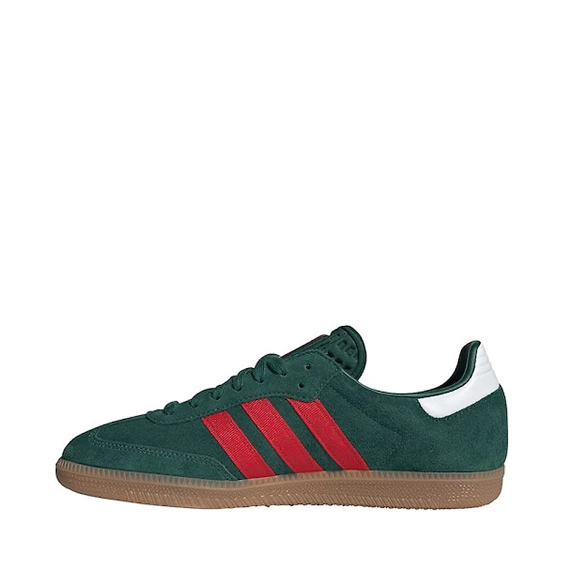 Mens adidas Samba OG Athletic Shoe - Team Dark Green / Better Scarlet Gum