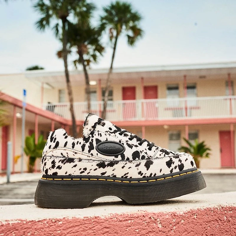 Womens Dr. Martens Buzz 5-Eye Platform Casual Shoe - Dalmatian