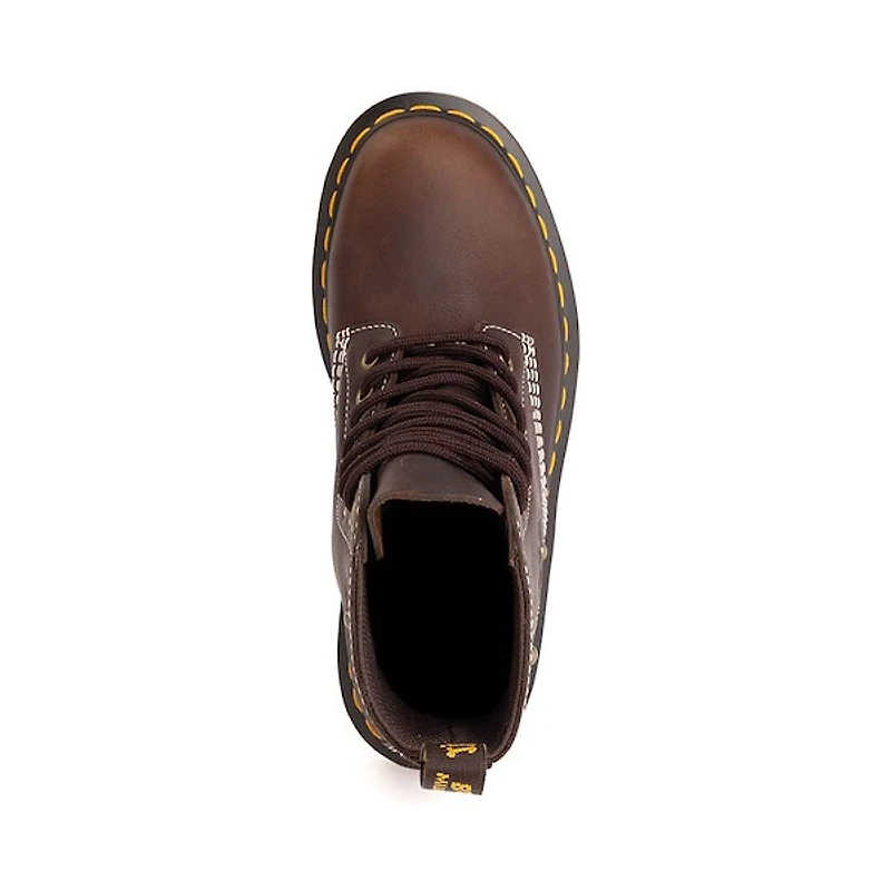 Womens Dr. Martens 1460 Pascal Flower 8-Eye Boot - Dark Brown