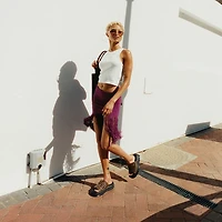 Dr. Martens Zebzag Dunnet Slide Sandal - Dark Brown