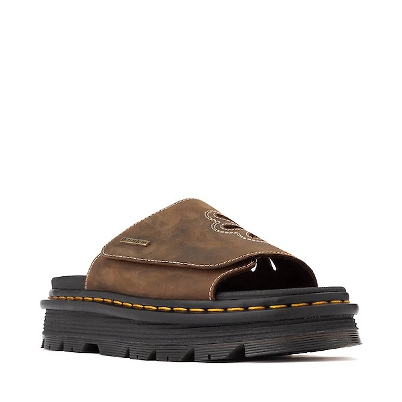 Dr. Martens Zebzag Dunnet Slide Sandal - Dark Brown