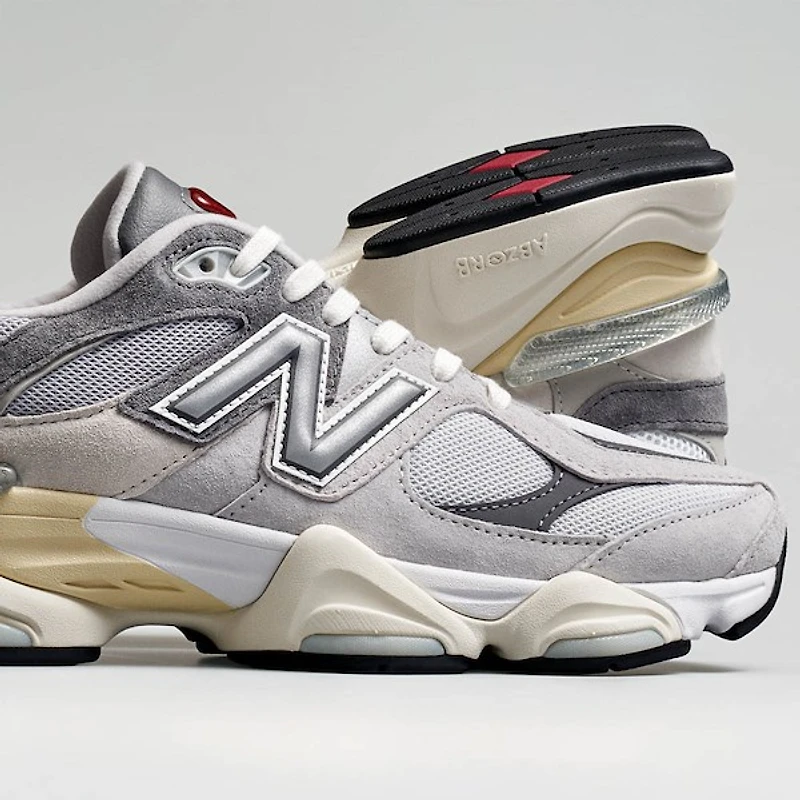 New Balance 9060 Athletic Shoe - Raincloud / Castlerock White