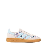 adidas x Liberty London Handball Spezial Athletic Shoe - Big Kid Off White / Icey Blue Gum