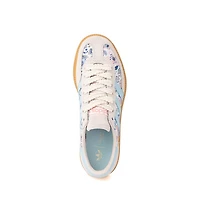 adidas x Liberty London Handball Spezial Athletic Shoe - Big Kid Off White / Icey Blue Gum