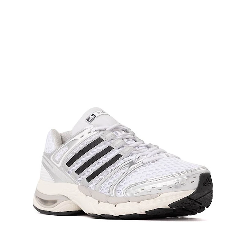 adidas Adistar Control 5 Athletic Shoe - Big Kid White / Silver Metallic Grey One