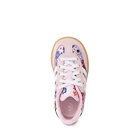 adidas x Liberty London Samba OG Comfort Closure Elastic Lace Athletic Shoe - Baby / Toddler Clear Pink Cloud White Gum