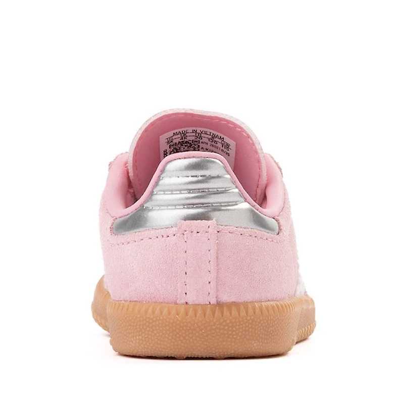 Chaussure athlétique adidas Samba OG Comfort Closure à lacets élastiques - Bébé / Tout-petit Rose pâle