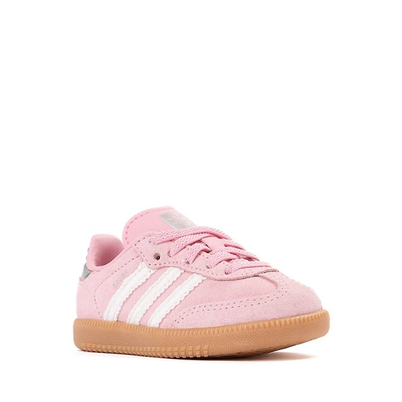 Chaussure athlétique adidas Samba OG Comfort Closure à lacets élastiques - Bébé / Tout-petit Rose pâle