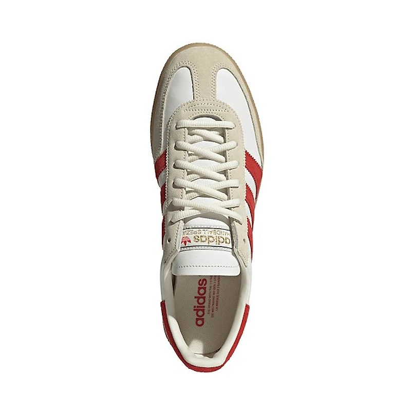 adidas Handball Spezial Athletic Shoe - Core White / Better Scarlet Gum