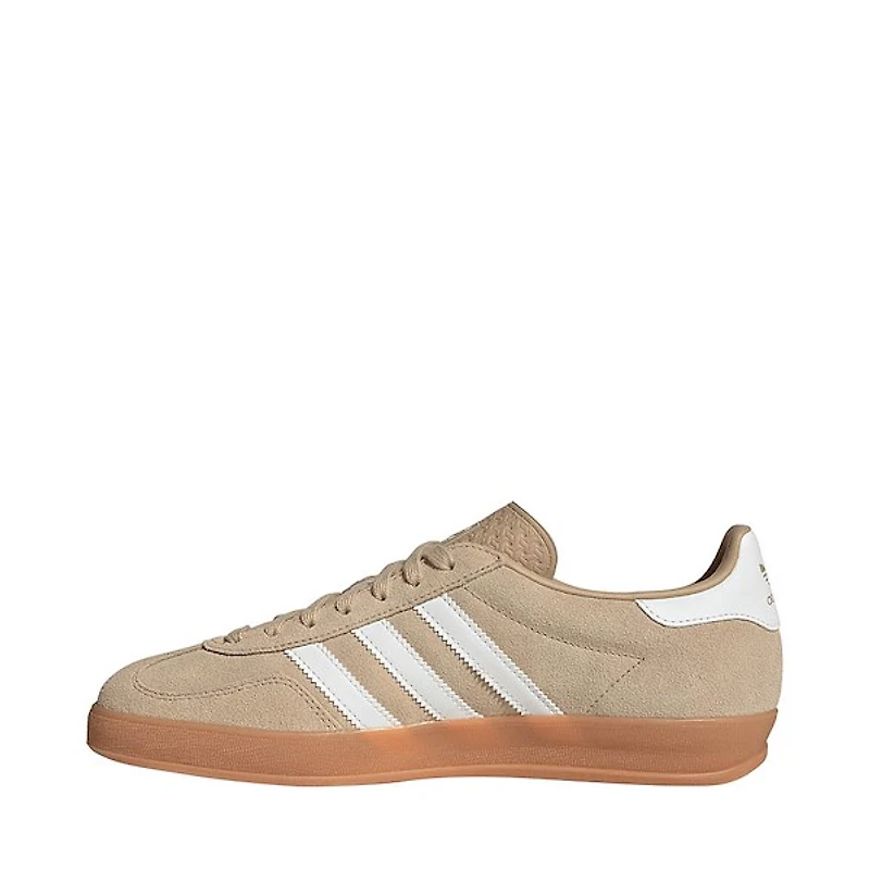 Mens adidas Gazelle Indoor Athletic Shoe - Magic Beige / Core White Gum