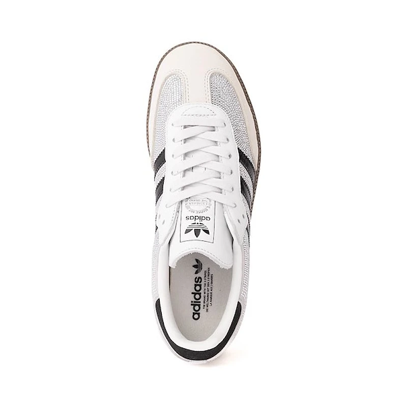 Womens adidas Samba OG Athletic Shoe - Crystal White / Core Silver Metallic