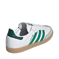Womens adidas Samba OG Athletic Shoe - Cloud White / Bold Green Collegiate