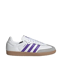 Womens adidas Samba OG Athletic Shoe - Cloud White / Purple Rush Grey One