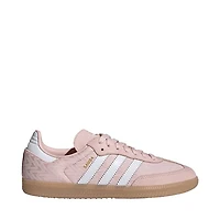 Womens adidas Samba OG Athletic Shoe - Sandy Pink / Cloud White Gold Metallic