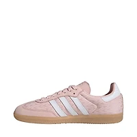 Womens adidas Samba OG Athletic Shoe - Sandy Pink / Cloud White Gold Metallic