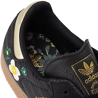 Chaussure athlétique adidas x Liberty London Samba OG pour femmes  Noir Core / Or métallisé Gum