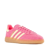Womens adidas Handball Spezial Athletic Shoe - Lucid Pink / Almost Yellow Gold Metallic