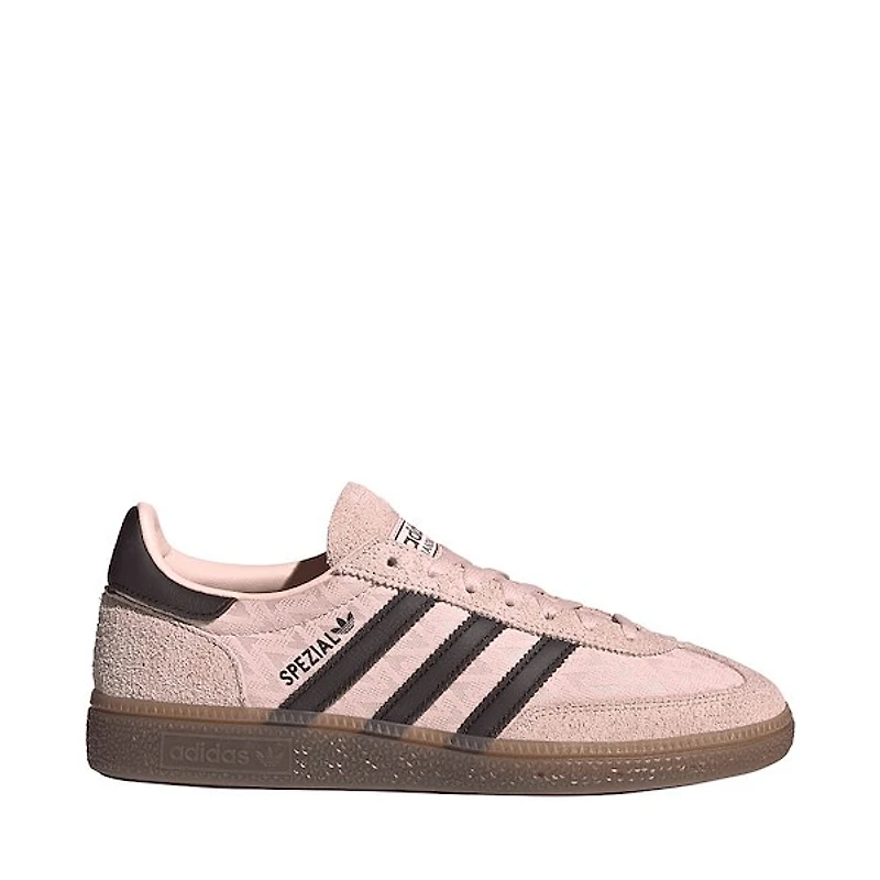 Womens adidas Handball Spezial Athletic Shoe - Sandy Pink / Aurora Coffee Gum