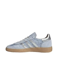 Womens adidas x Liberty London Handball Spezial Athletic Shoe - Crystal Sky / Silver Metallic Chalk White