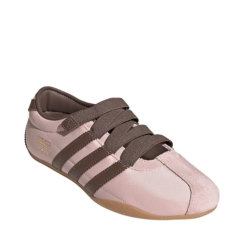 Womens adidas Tokyo Athletic Shoe - Sandy Pink / Earth Strata Gold Metallic