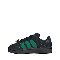 adidas x Minecraft Campus '00s Comfort Closure Elastic Lace Shoe - Little Kid Core Black / Semi Court Green Solar