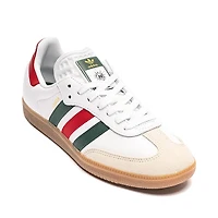Chaussure athlétique adidas Samba OG - Blanc / Écarlate amélioré Vert foncé d’équipe