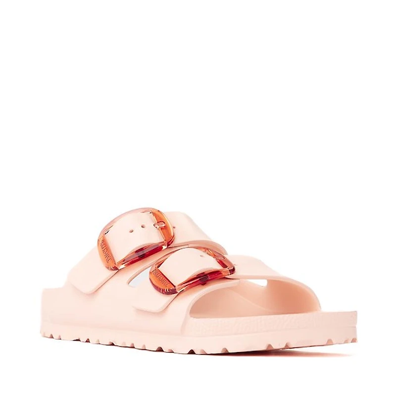 Womens Birkenstock Arizona Big Buckle EVA Slide Sandal - Light Rose