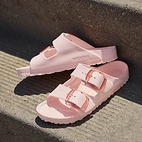 Womens Birkenstock Arizona Big Buckle EVA Slide Sandal - Light Rose