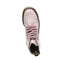Botte Dr. Martens Jadon Heart pour femmes - Blanc / Rose Poudré