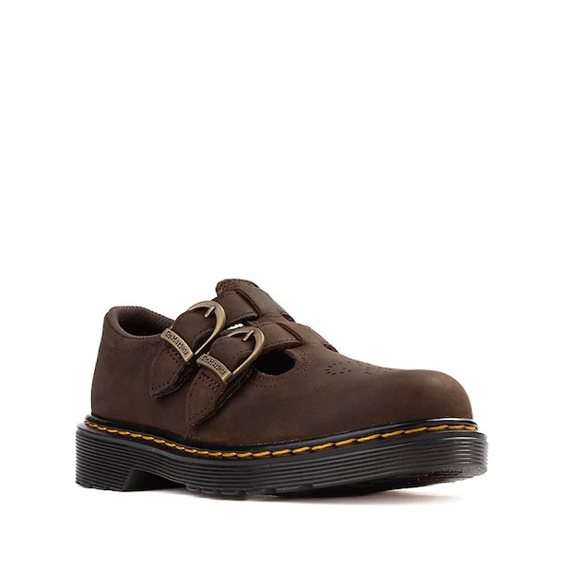 Dr. Martens 8065 Mary Jane Casual Shoe - Big Kid Brown
