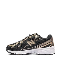 Womens New Balance 740 Athletic Shoe - Black / Gold White