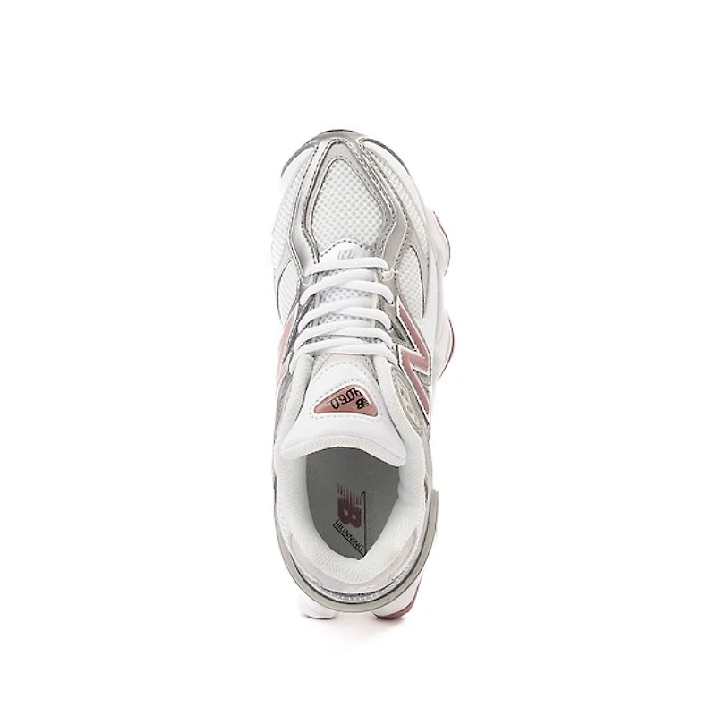 New Balance 9060 Athletic Shoe - Big Kid NB 103 White / Rosewood