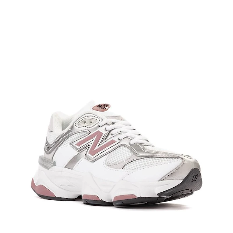 New Balance 9060 Athletic Shoe - Big Kid NB 103 White / Rosewood