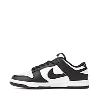 Chaussure athlétique Nike Dunk Low pour femmes - Blanc / Noir