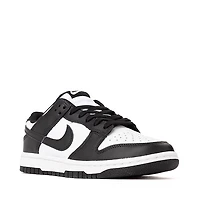 Chaussure athlétique Nike Dunk Low pour femmes - Blanc / Noir