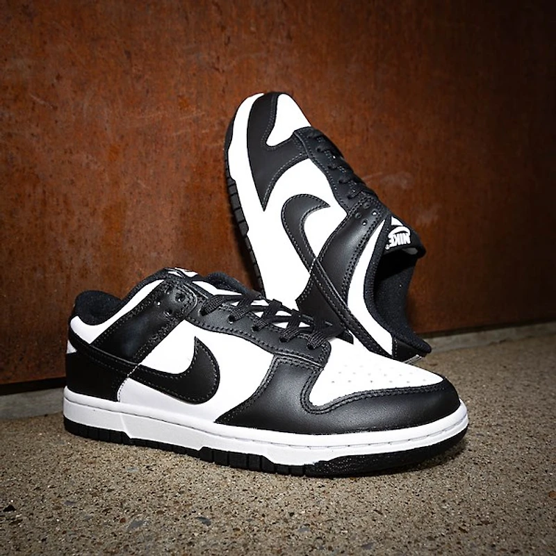 Womens Nike Dunk Low Athletic Shoe - White / Black