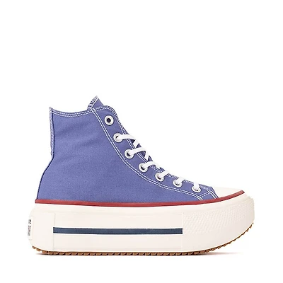 Converse Chuck Taylor All Star Lift Double Stack High-Top Sneaker - Indigo Storm / Egret
