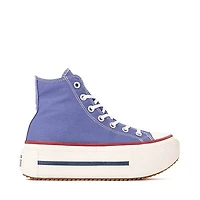 Converse Chuck Taylor All Star Lift Double Stack High-Top Sneaker - Indigo Storm / Egret